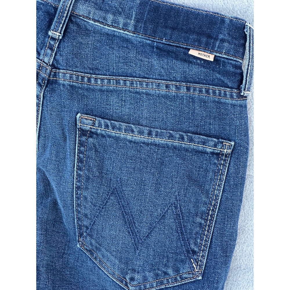 Mother Superior The Tomcat Ankle Jeans Cannonball Blue Straight Leg 29 1664-259 - Picture 8 of 8